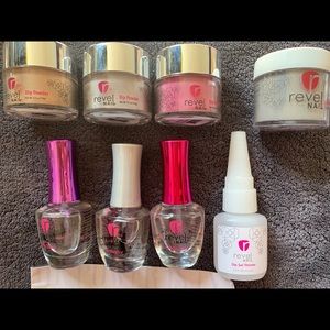 8 piece lot, Revel nail Dipping Powder Set
